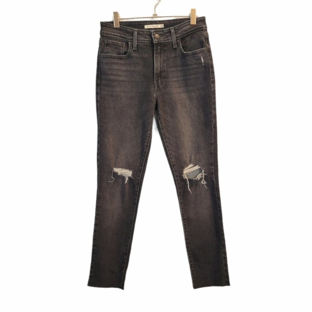 Levi's | 721 High Rise Skinny Distressed Jeans